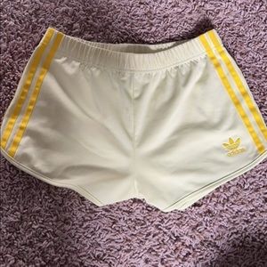 Neon Yellow Adidas Shorts